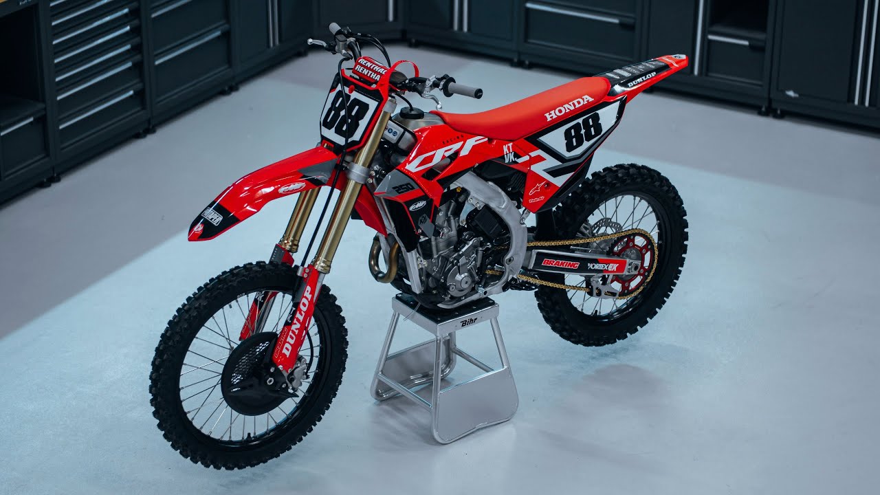 HONDA 250 CRF "ROOKIE" GRAPHICS KIT by Kutvek | 4K
