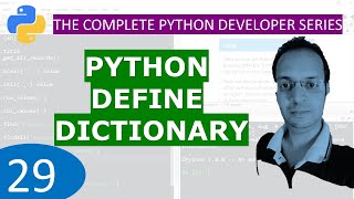 29. Python Dictionary Define : Python Tutorial Developer Series A - Z Wealth