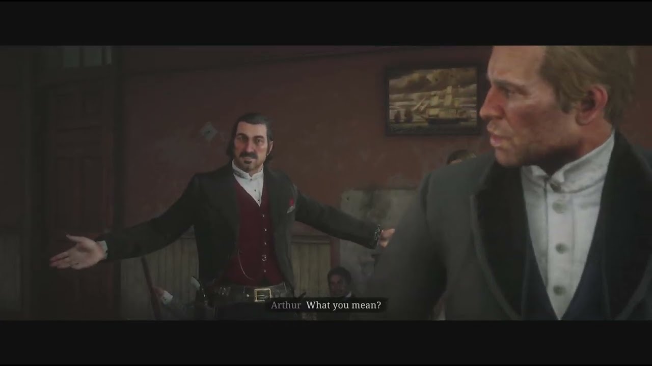 The Saint Denis bank robbery RDR2