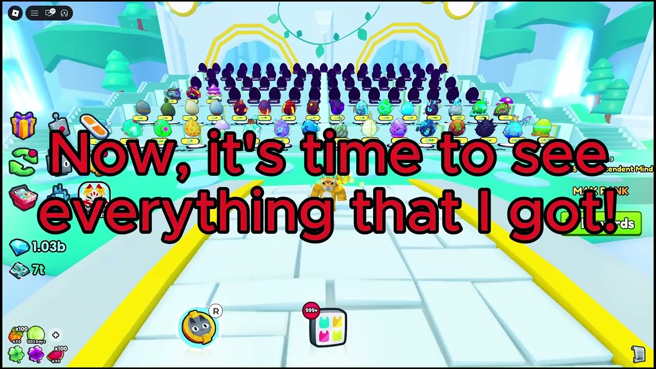 I grinded in the Last Area for a week with 4 accounts, what did I get? | Pet Sim 99