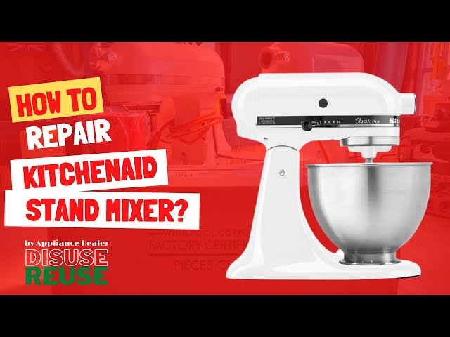 Kitchenaid Classic White For Parts Repair Turns On Bushings Need Replacement