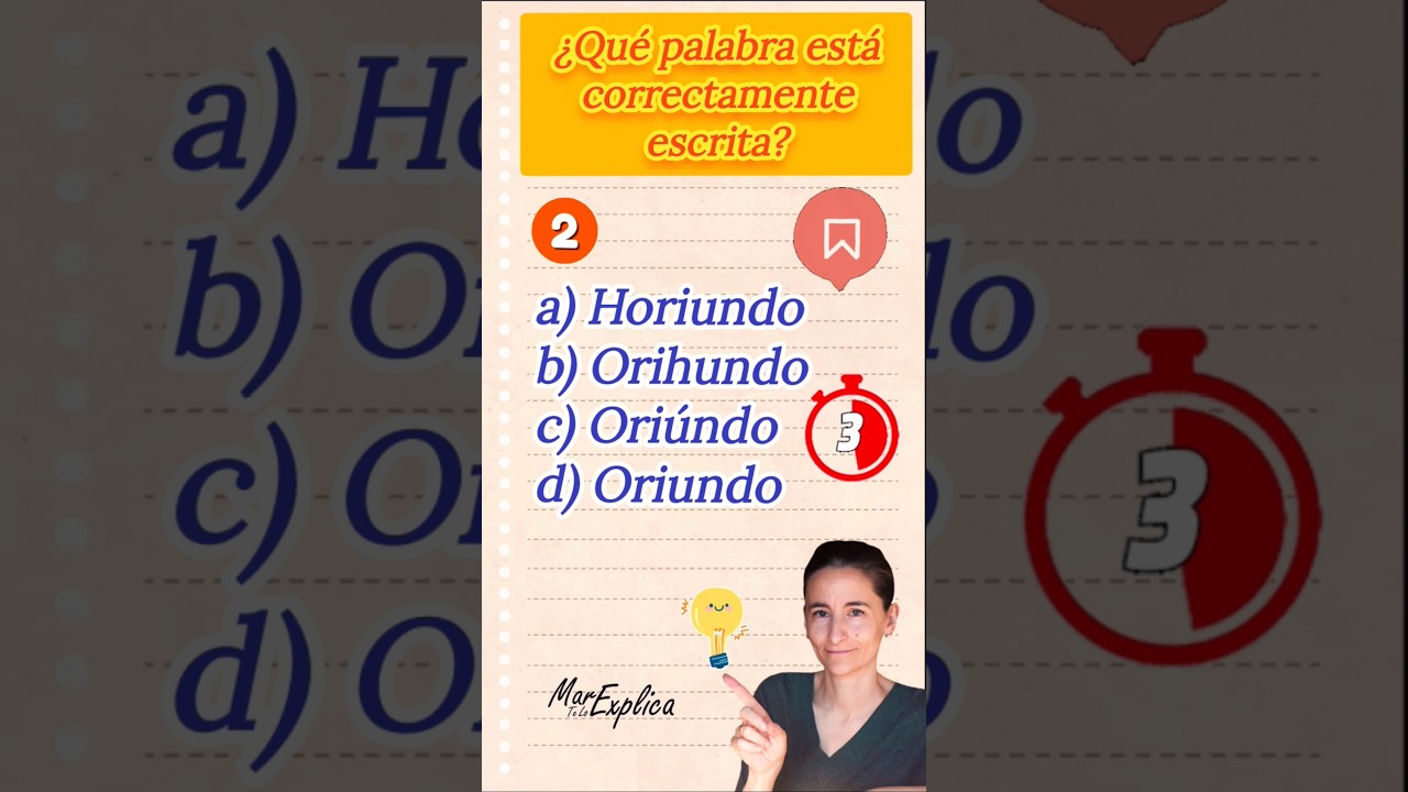 🤔☝️Test de ORTOGRAFÍA☝️ 