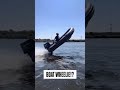 That's one way to ride a boat