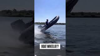 Thats one way to ride a boat
