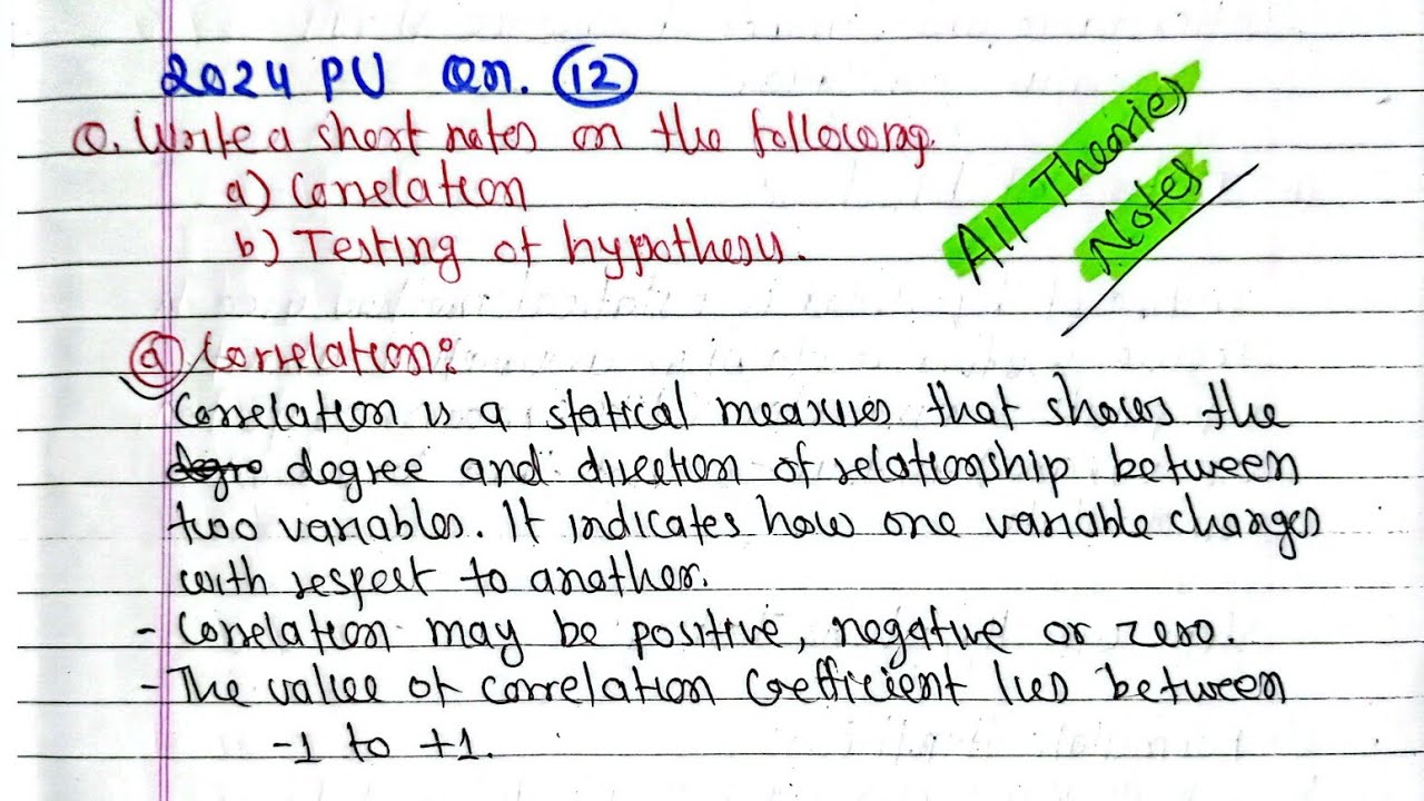 All Theory Notes|Probability & Statistics|BE Civil, Computer 4th Sem. Purbanchal University