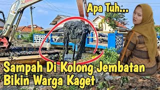 Sampah Di Kolong Jembatan Bikin Warga Kaget || Normalisasi Kali