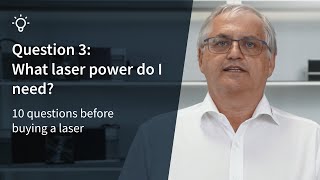 Question 3 | What laser power do I need?
When you are looking for a new laser machine you have to consider the size and material of the object and the application you intent to do. Harald Holzner, Product Manager Engraving, will explain in this session why the laser power is a crucial factor and what advantages come along with higher laser power.
Need guidance on how to choose the right laser machine for your business?
Contact us! ➡️ https://www.troteclaser.com/en/contact/contact
👍 Dont Forget to Like, Share, and Subscribe!
Hit that subscribe button for more exciting content on laser cutting, crafting, and the latest in cutting-edge technology.
Follow us on social media:
https://www.facebook.com/TrotecLaser
https://www.instagram.com/troteclaser/
https://www.linkedin.com/company/troteclaser
https://www.tiktok.com/@troteclaser Question 3 | What laser power do I need?