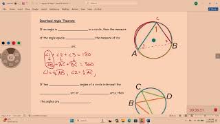 10 4 Inscribed Angles