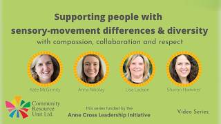 Trailer: Supporting people with sensory and movement differences and diversity