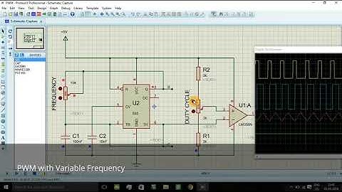 555 Timer Based PWM with Variable Frequency