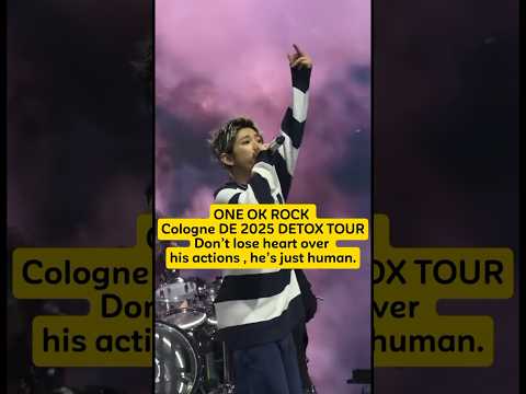 ONE OK ROCK Taka Got Mad Cologne DE 2025 Oneokrock Toru Taka Tomoya Ryota Shorts Trending 