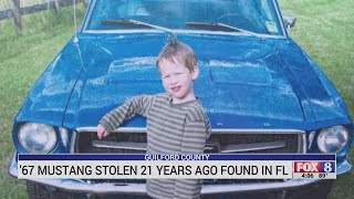 Classic Mustang stolen from Guilford County man over 20 years ago found in Florida