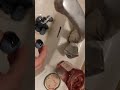 ASMR cleaning plums &amp; putting them into a dirty marmalade jar