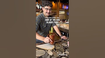 No brunch is complete without our Hair of the Dog Bloody Mary #lazydogrestaurant #eats #foodie