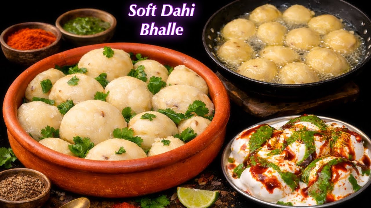 बिना घंटो मेहनत लगाए एकबार इस नयी ट्रिक से दही भल्ले जरुर बनाएं | Easy Dahi Bhalla Recipe /Dahi Vade