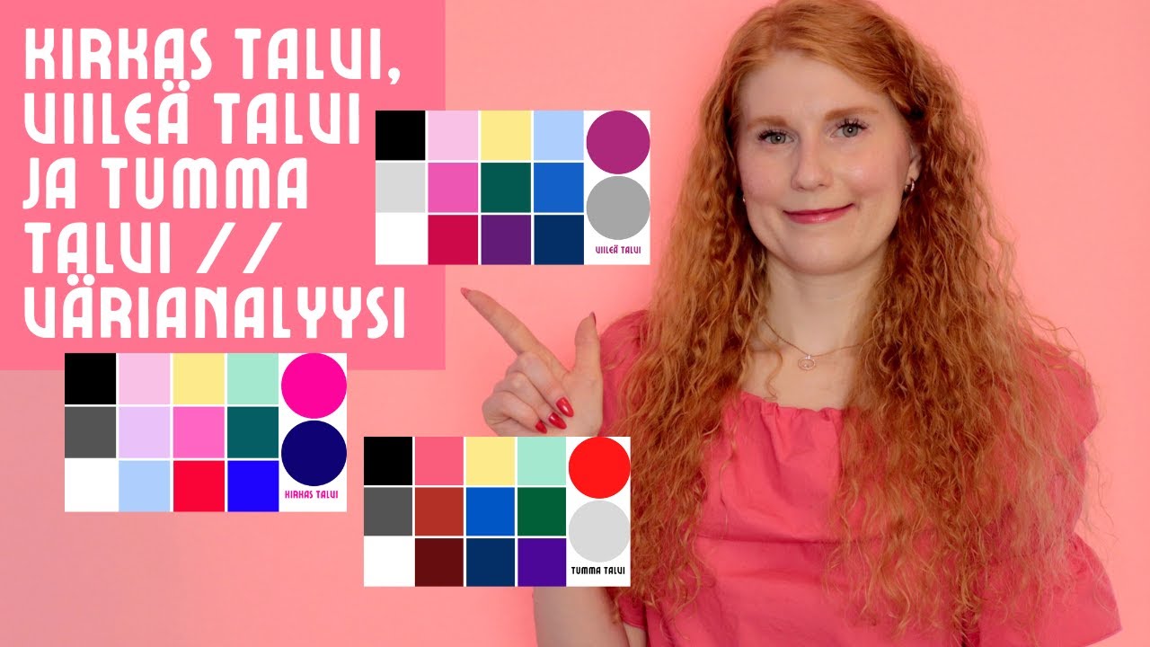 Kirkas talvi, viileä talvi ja tumma talvi // Värianalyysi ~ Nina Jasmin
