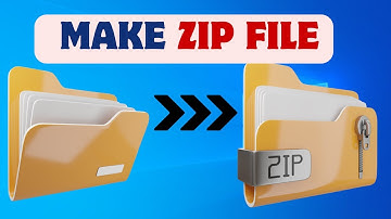 How To Make Zip File | zip files in windows 10 | create a zip file | zip compressor
