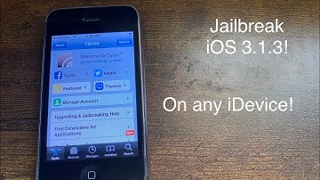 iOS 3.1.3-3.2.2 Jailbreak Tutorial (Working in 2025)