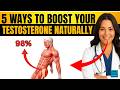 How to Boost Testosterone Naturally After 60 | Urologist Reveals 5 Proven Methods | Dr. Nerita