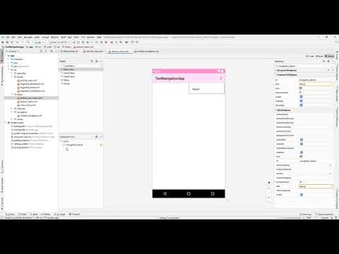Android Navigation Component : Navigation Drawer - Layout - YouTube