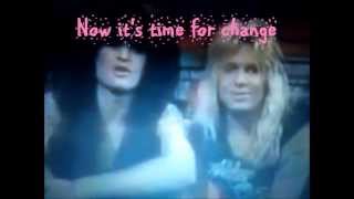 Video thumbnail of "Mötley Crüe: Time For Change + lyrics"