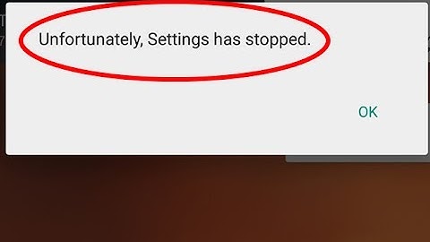 How to fix Unfortunately Settings has stopped working in Android|Tablet