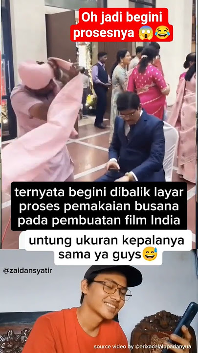 ternyata begini proses dibalik layar pembuatan film India😅#videoviral #ngakakkocak #fypage #fyp