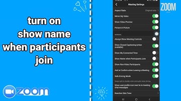 How To Turn On show name when participants join On Zoom App