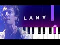 LANY - Congrats (Piano Tutorial)