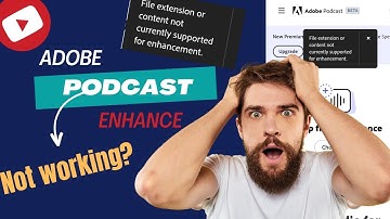 Adobe Podcast Enhance मे Audio Support नही, Kar Rahi? l All Problem Solved In One Video! 👍