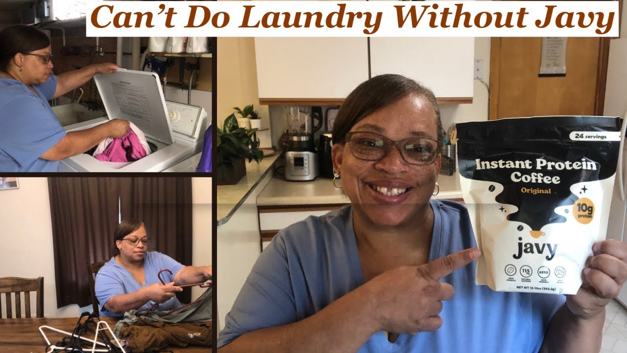 All Day Laundry Motivation | Javy Protein Coffee | 