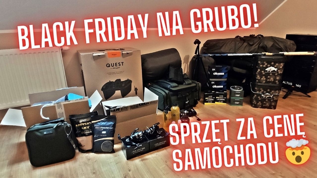 BLACK FRIDAY! 🎣 Kupiłem TYLE sprzętu, że mógłbym kupić za to SAMOCHÓD! 🔥 POTĘŻNE ZAKUPY! 