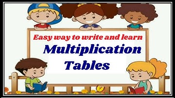 #MULTIPLICATION #TABLES #Easy #way #to #write #and #learn