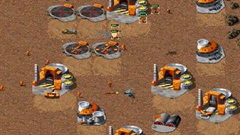 vid#110 C&C95 Tiberian Dawn CnCnet Multiplayer- Last Man Standing 5-way FFA