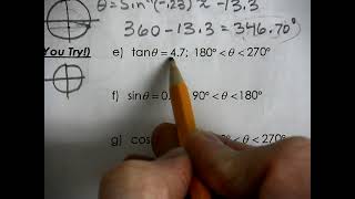 A2T 8B.4d - Evaluate Inverse Trigonometric Functions (part 2)