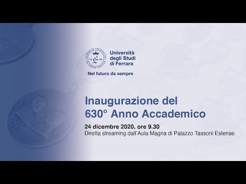 Unife | Inaugurazione del 630° Anno Accademico