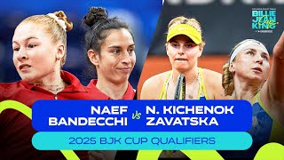 Download Lagu Naef/Bandecchi (SUI) v N. Kichenok/Zavatska (UKR) | 2025 BJK Cup Qualifiers | Match Highlights MP3