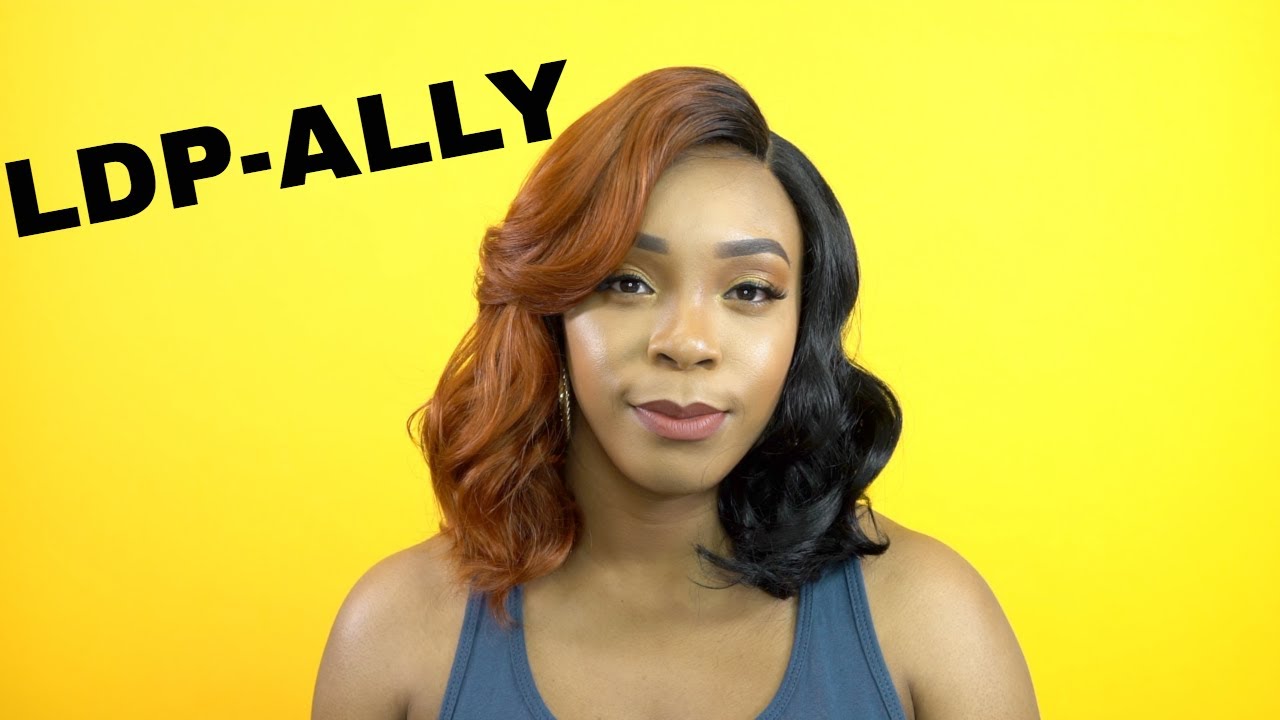 Motown Tress Synthetic Hair Deep Part Let's Lace Wig - LDP ALLY --/WIGTYPES.COM