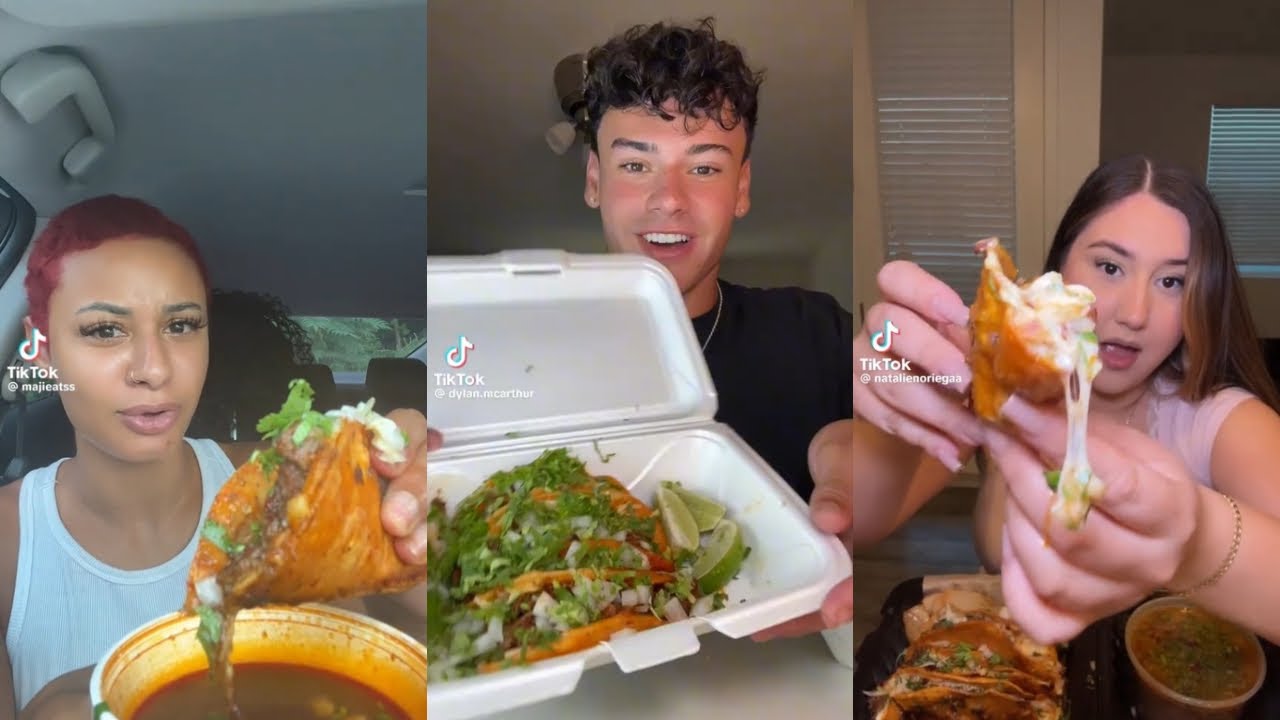 THE BEST BIRRIA TACOS MUKBANG ON TIKTOK!