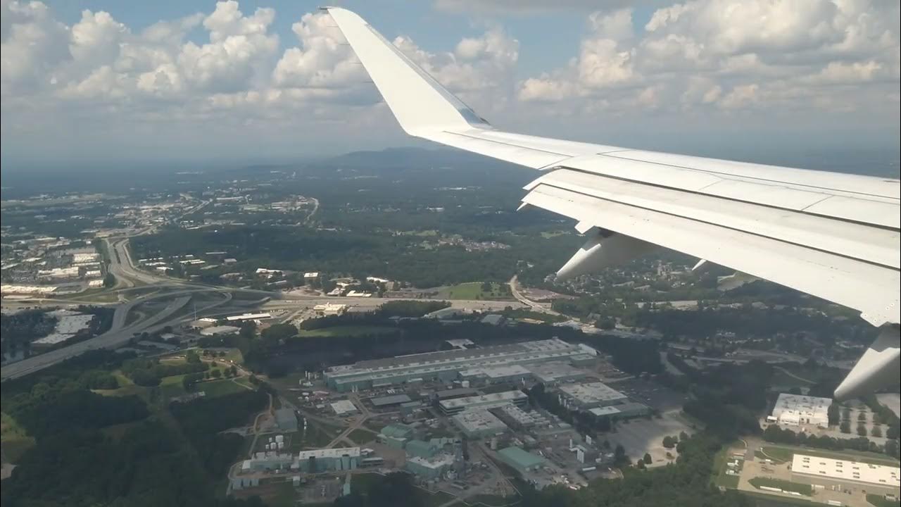 landing at Greenville Spartanburg airport 8/28/2022 YouTube