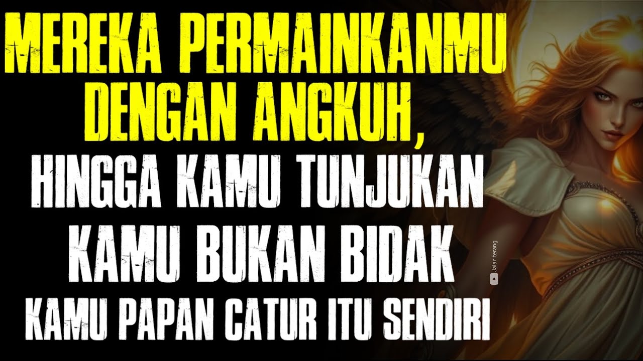 Mereka Permainkanmu Dengan Angkuh,Hingga Kamu Tunjukan kamu Bukan Bidak,Kamu Papan Catur Itu Sendiri