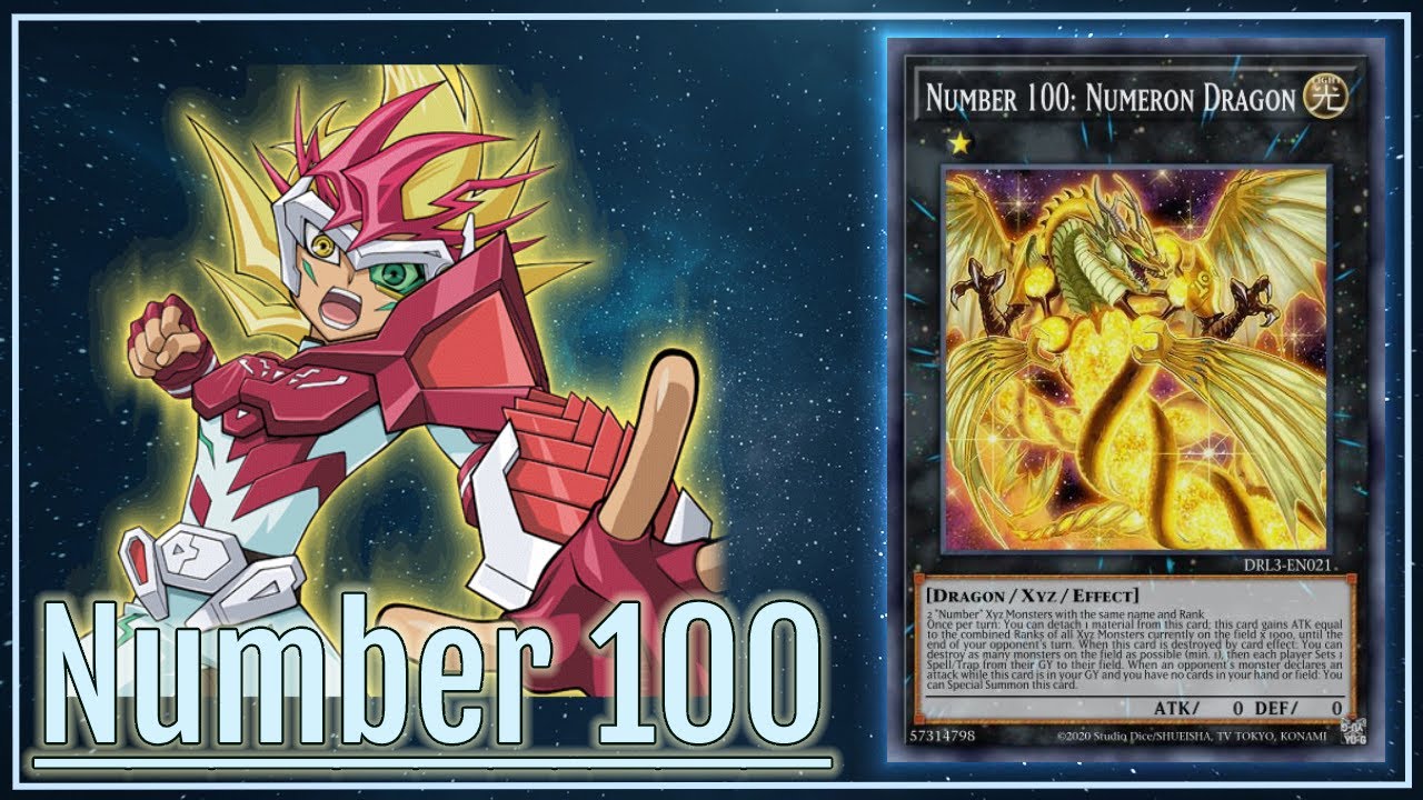 [JP/EN] ZEXAL Summons Number 100 Numeron Dragon YuGiOh! Duel Links