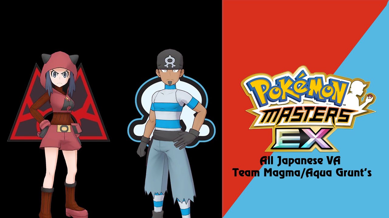 🎙️ All Team Magmaaqua Grunts Japanese Va Pokémon Masters Ex Hq 🎙️ Youtube