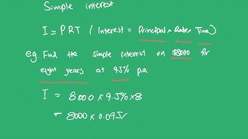 Simple interest. Tear 9 Consumer Arithmetic.