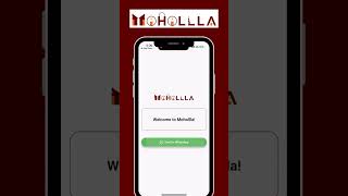 mohollla app Registration Process screenshot 1