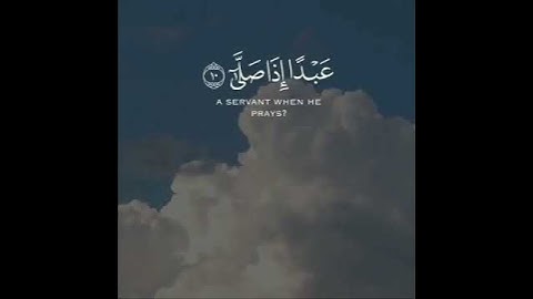 ( أَرَأَيْتَ الَّذِي يَنْهَى عَبْدًا إِذَا صَلَّى ) فضيلة الشيخ محمد صديق المنشاوي سورة العلق - 9