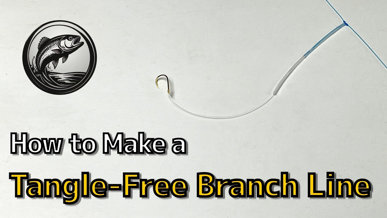 Pro Rigging: How to Make a Tangle-Free Branch Line / Fishing Knot Tutorial