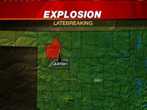 Lightning Sparks Oil Battery Fire