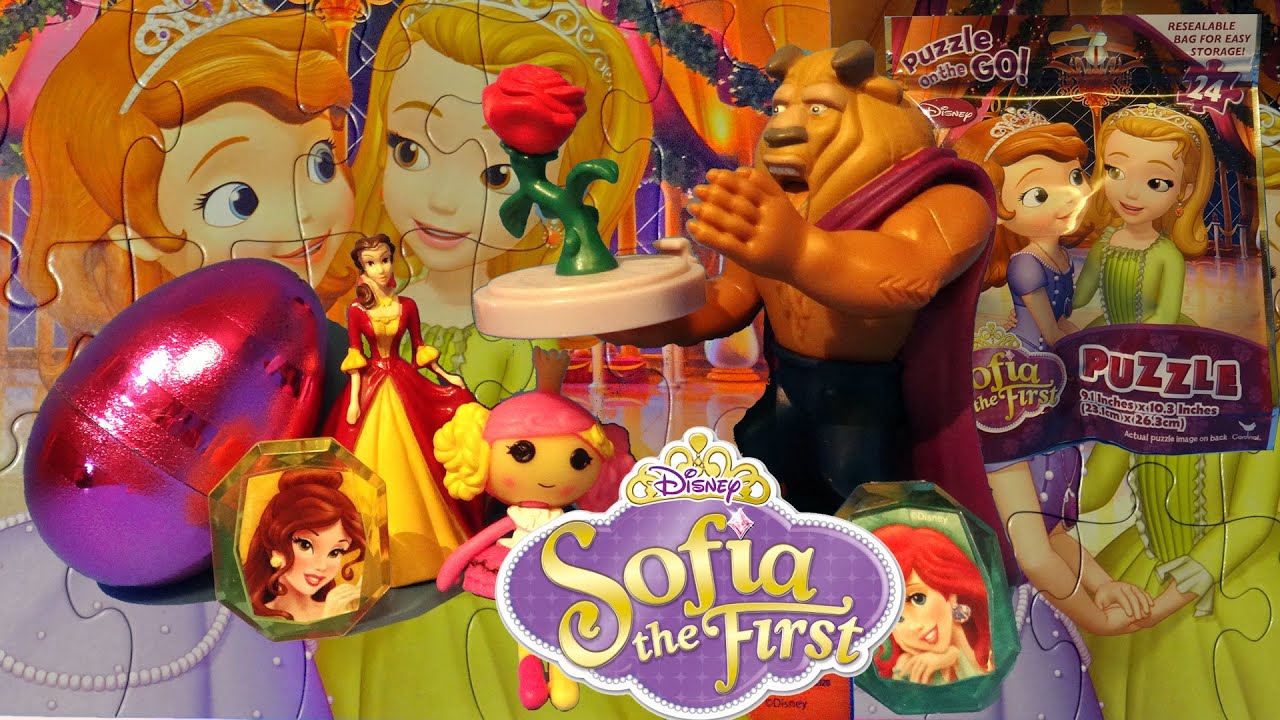 Let's put together a Sofia the First Puzzle Disney Junior - YouTube