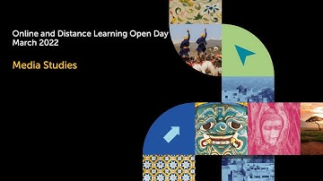 Media Studies: Online and Distance Learning Open Day March 2022